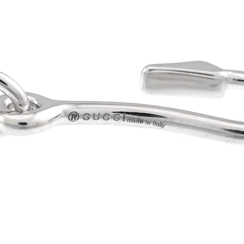 Gucci Necklace 18K WG White Gold 750 Fish Hook