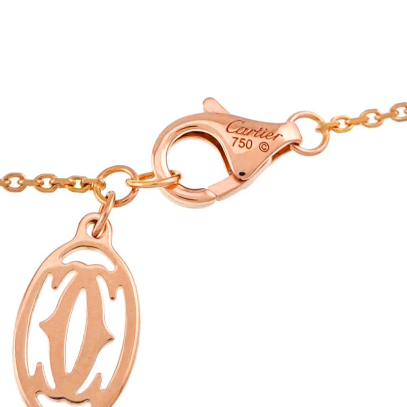 Cartier d'Amour Diamond Long Necklace 18K PG 750 Diamant