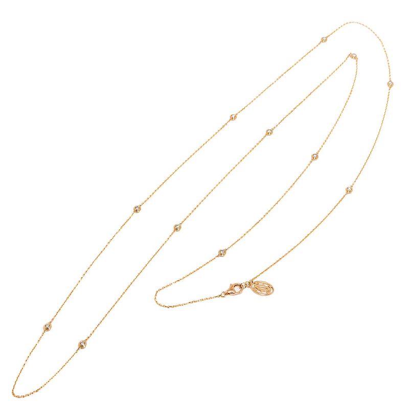 Cartier d'Amour Diamond Long Necklace 18K PG 750 Diamant