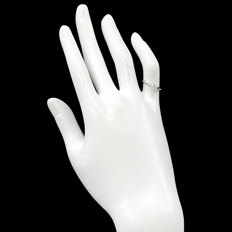 Cartier Solitaire Diamond 50 Ring Pt Platinum