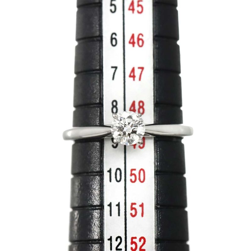 Cartier Solitaire Diamond 50 Ring Pt Platinum