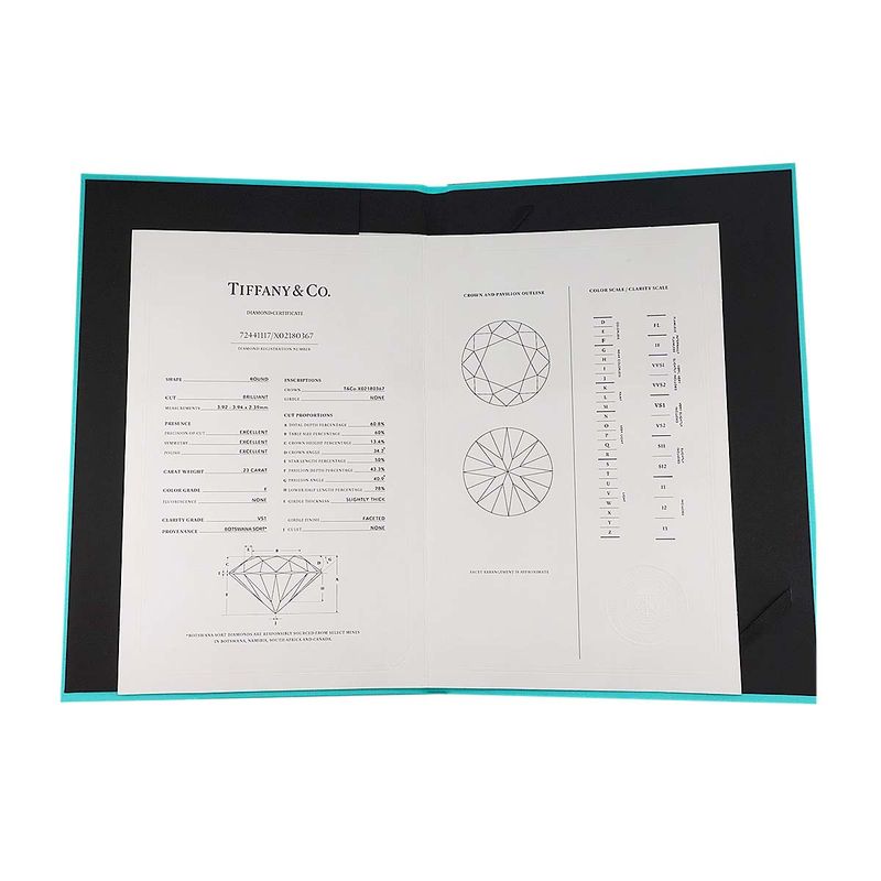 Tiffany & Co Harmony Diamond Vs1 Ring Pt