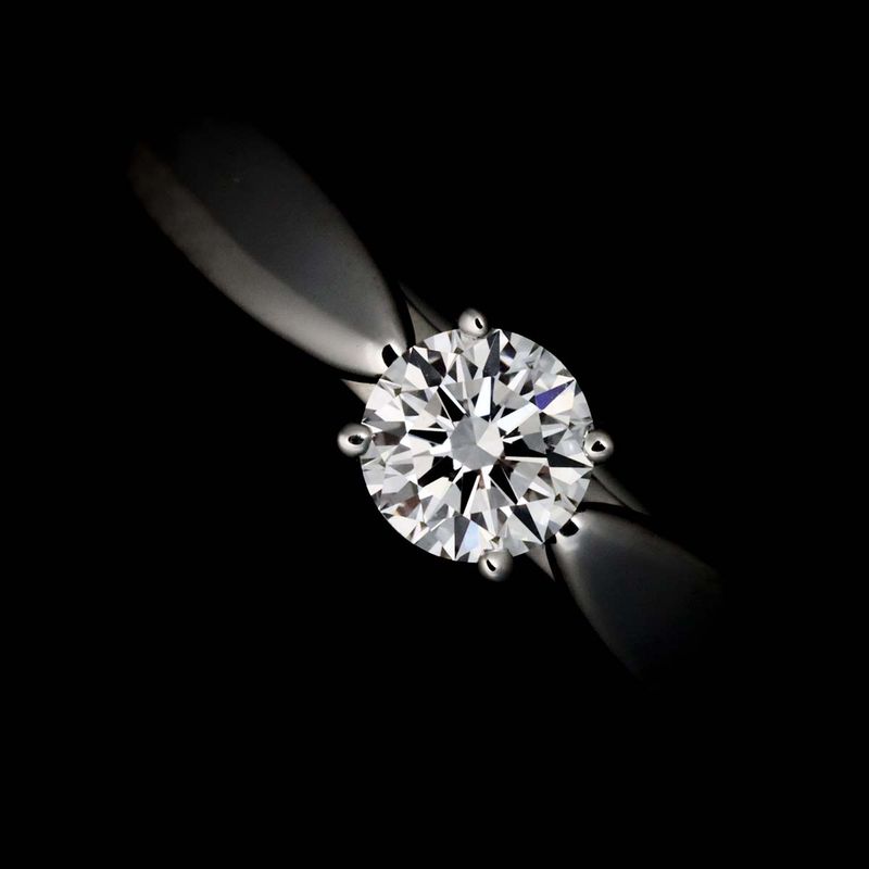 Tiffany & Co Harmony Diamond Vs1 Ring Pt