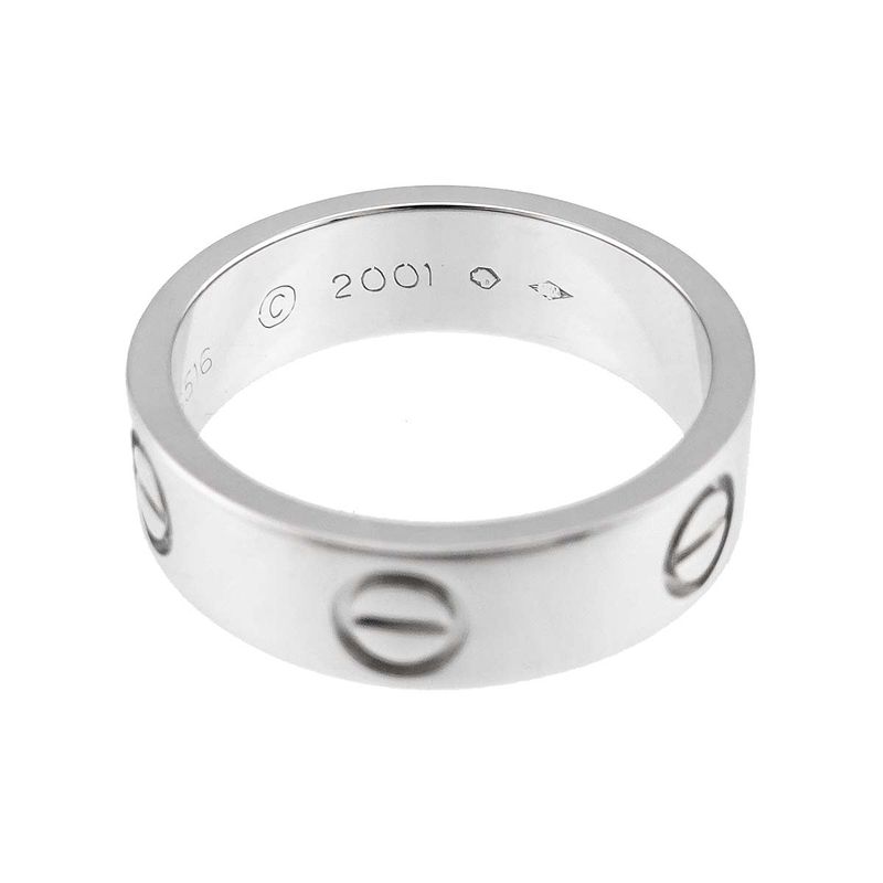 Cartier Love Classic 52 Ring Pt Platinum