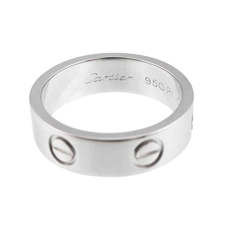 Cartier Love Classic 52 Ring Pt Platinum