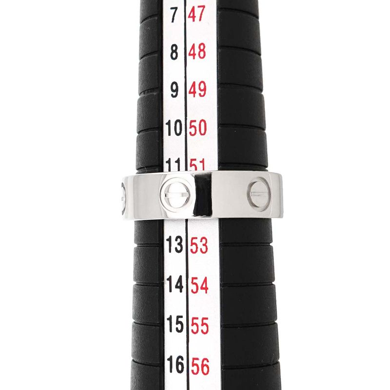 Cartier Love Classic 52 Ring Pt Platinum