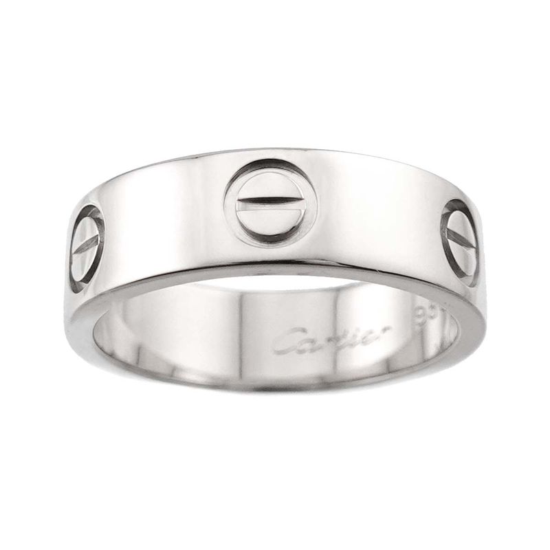 Cartier Love Classic 52 Ring Pt Platinum