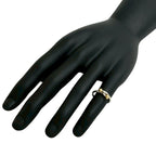 Tiffany & Co Hook Eye Love Knot 18K Gold Ring Silver
