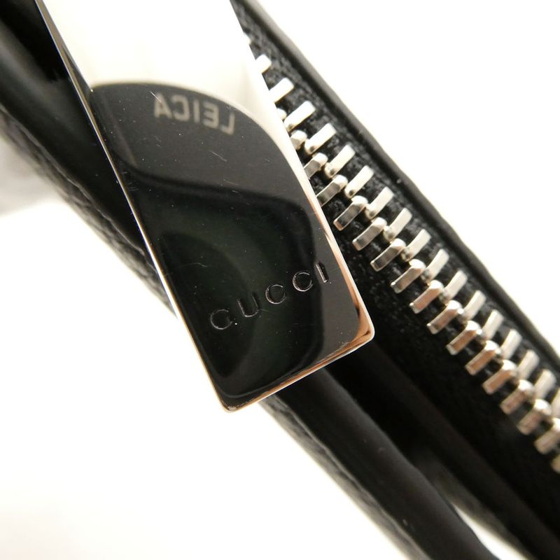Gucci Logo Coin Wallet Mini Card Case Purse Bifold