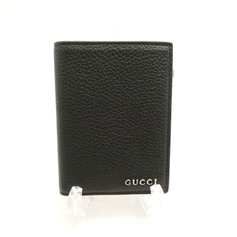 Gucci Logo Coin Wallet Mini Card Case Purse Bifold