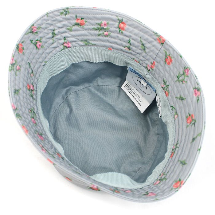 Prada Re-Nylon Tessuto Rose Perla Hat Blue Gray Blue-gray