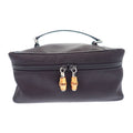 Gucci Vanity 032_1956_0150 Handbag Nylon Calf Black Silver