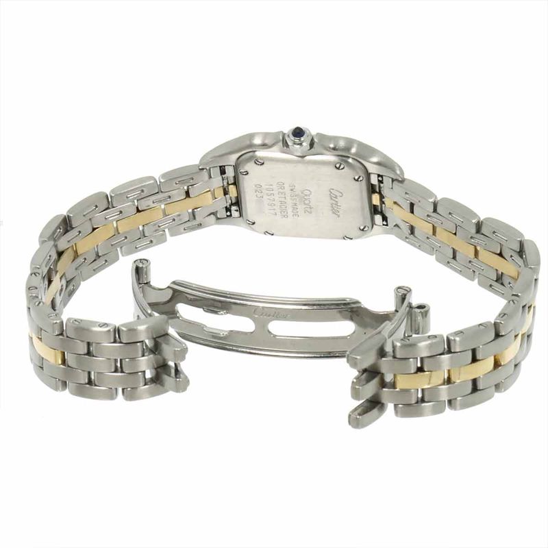 Cartier Panthere 1 Row SM Combination Watch Ivory YG Yellow