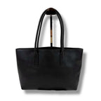 Prada Mini Tote Triangle Logo Leather Black Nero Vintage