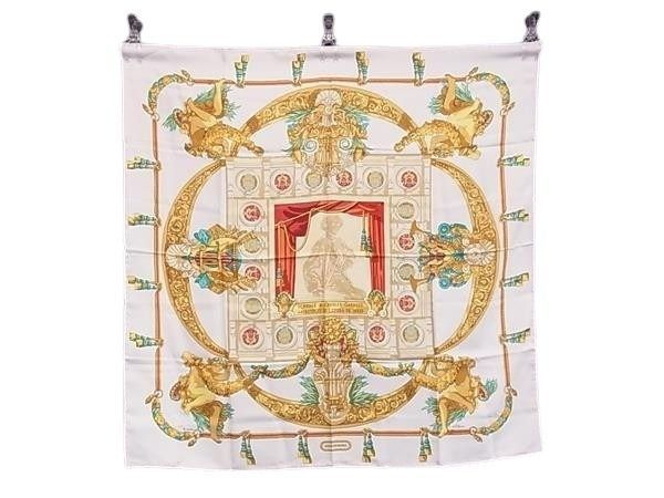 Hermes Scarf Carre 90 Multicolor Silk Hommage a Charles Garnier