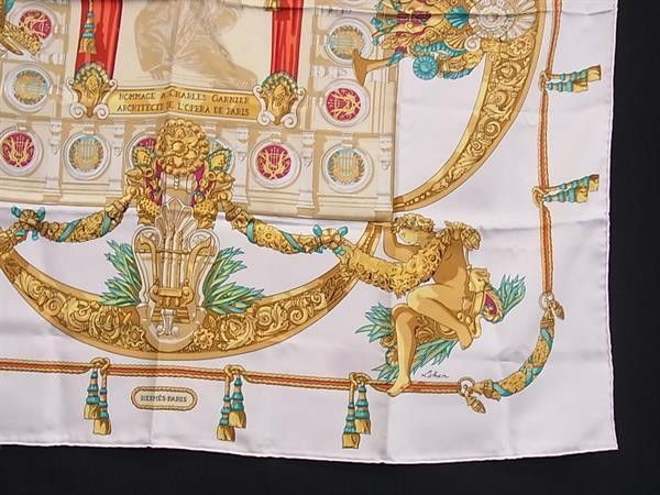 Hermes Scarf Carre 90 Multicolor Silk Hommage a Charles Garnier