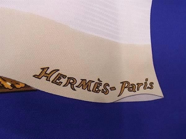 Hermes Scarf Carre 90 Multicolor Silk Souvenirs de Paris Memories