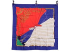 Hermes Scarf Carre 90 Multicolor Silk Souvenirs de Paris Memories