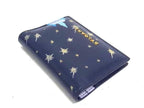 Bvlgari Card Case Serpenti Blue Leather Gold New