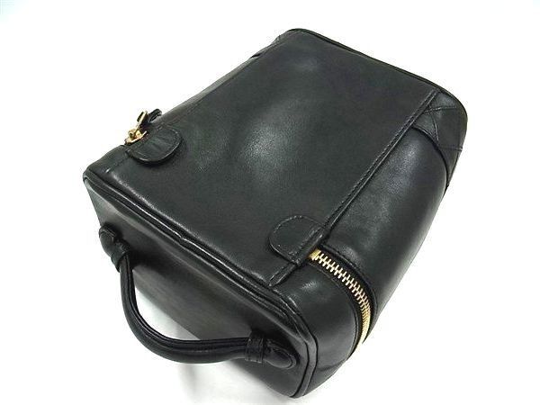 Chanel Handbag Vanity Bicolor Black Lambskin CC Logo Quilted