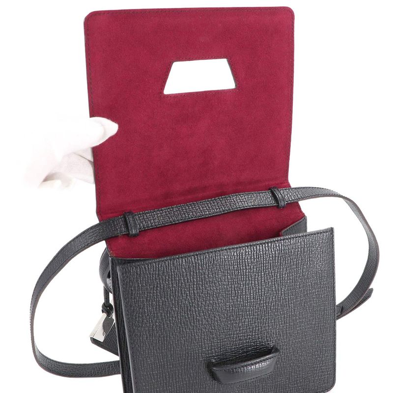 Loewe Barcelona 2-Way Bag Leather Black Silver