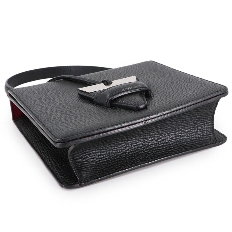 Loewe Barcelona 2-Way Bag Leather Black Silver
