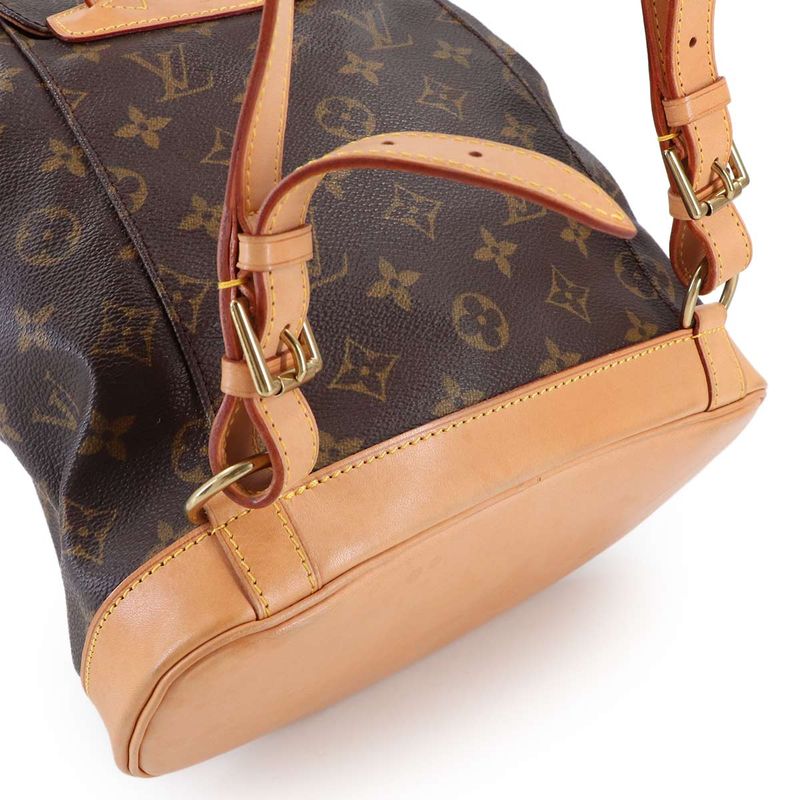 Louis Vuitton Monogram Montsouris MM Backpack Brown