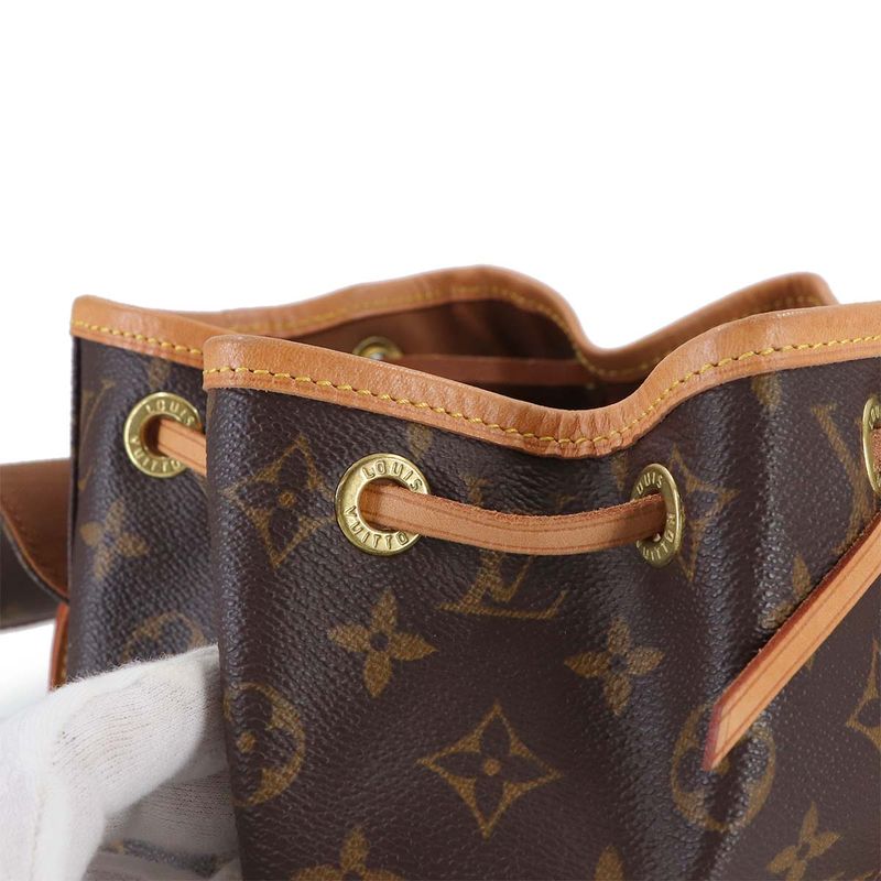 Louis Vuitton Monogram Montsouris MM Backpack Brown