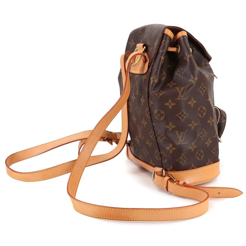 Louis Vuitton Monogram Montsouris MM Backpack Brown