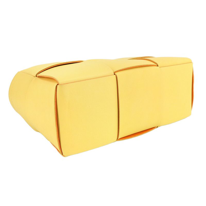 Bottega Veneta Intrecciato Small Arco Tote Leather Yellow