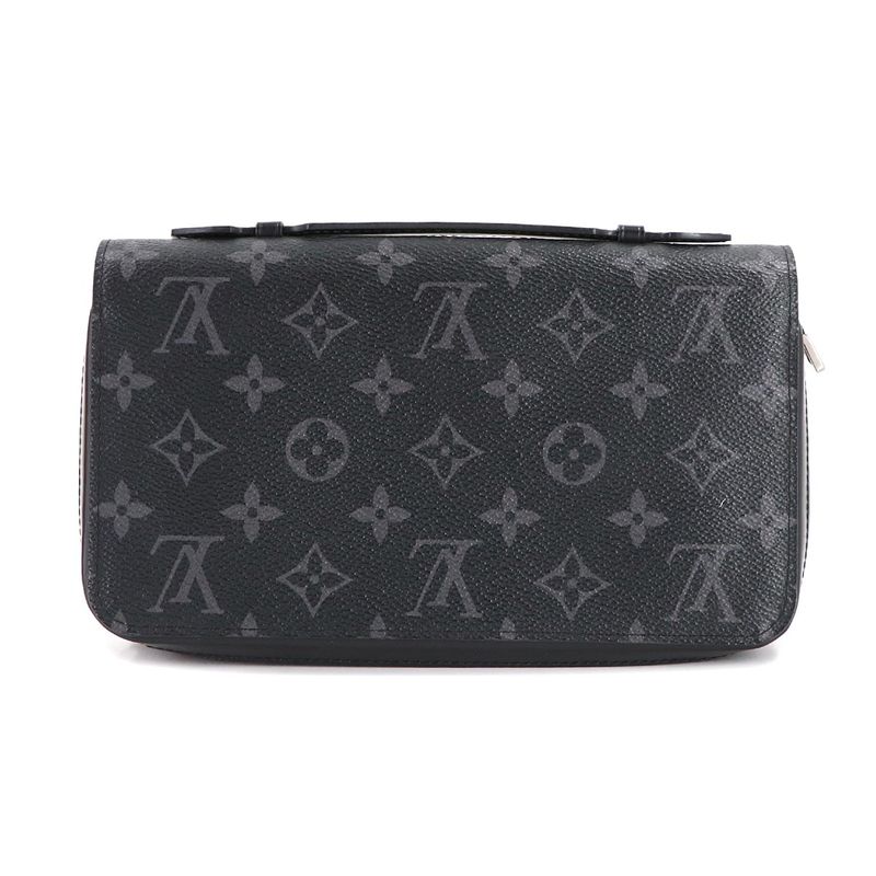 Louis Vuitton Monogram Eclipse Zippy XL Zip Around Wallet