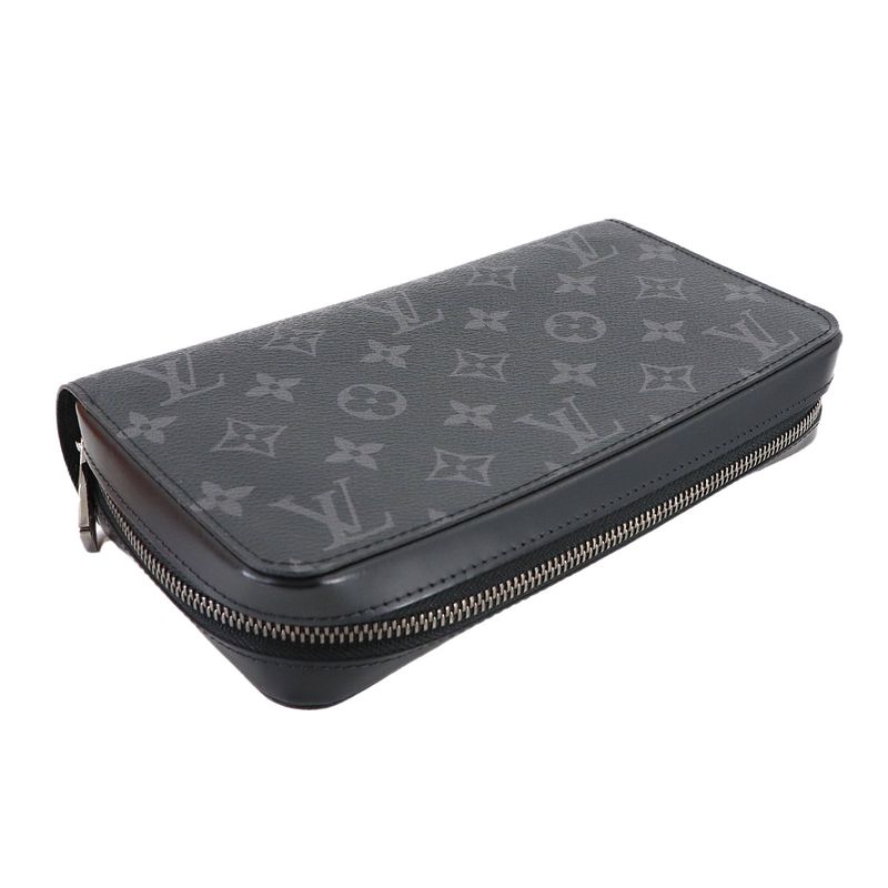 Louis Vuitton Monogram Eclipse Zippy XL Zip Around Wallet
