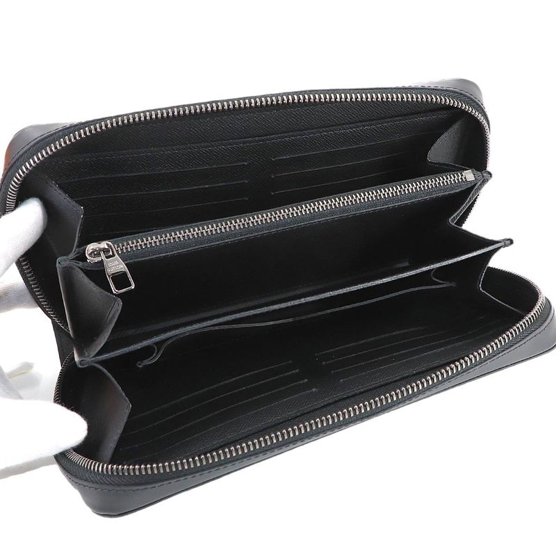 Louis Vuitton Monogram Eclipse Zippy XL Zip Around Wallet