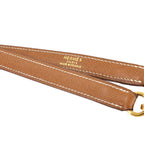 Hermes Kelly Bolide Shoulder Strap Courchevel Epsom Gold Brown