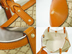 Gucci Diamante Tote Canvas Beige Orange