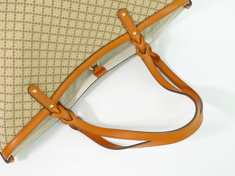 Gucci Diamante Tote Canvas Beige Orange