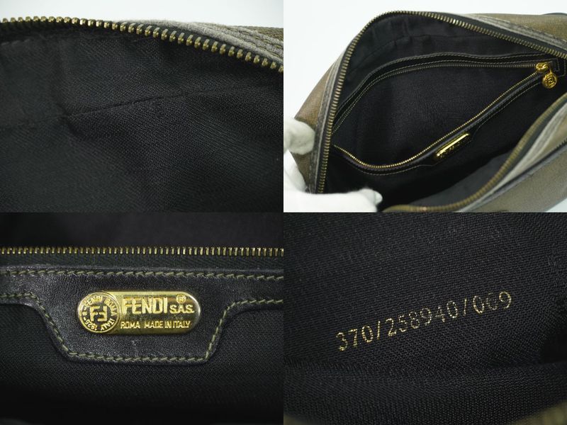 Fendi Shoulder Bag Pochette Brown
