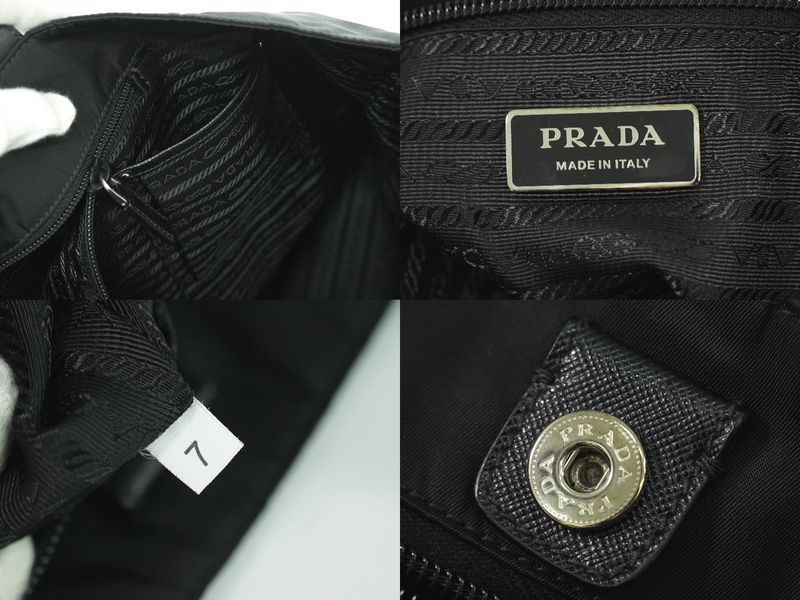 Prada Nylon Tote Black