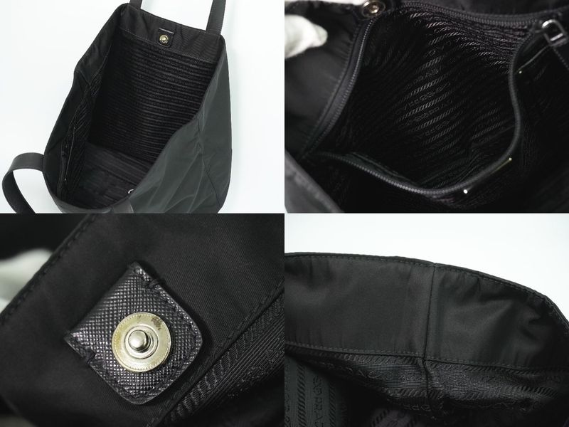 Prada Nylon Tote Black