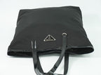 Prada Nylon Shoulder Bag Tote Black