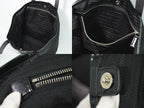 Prada Nylon Shoulder Bag Tote Black