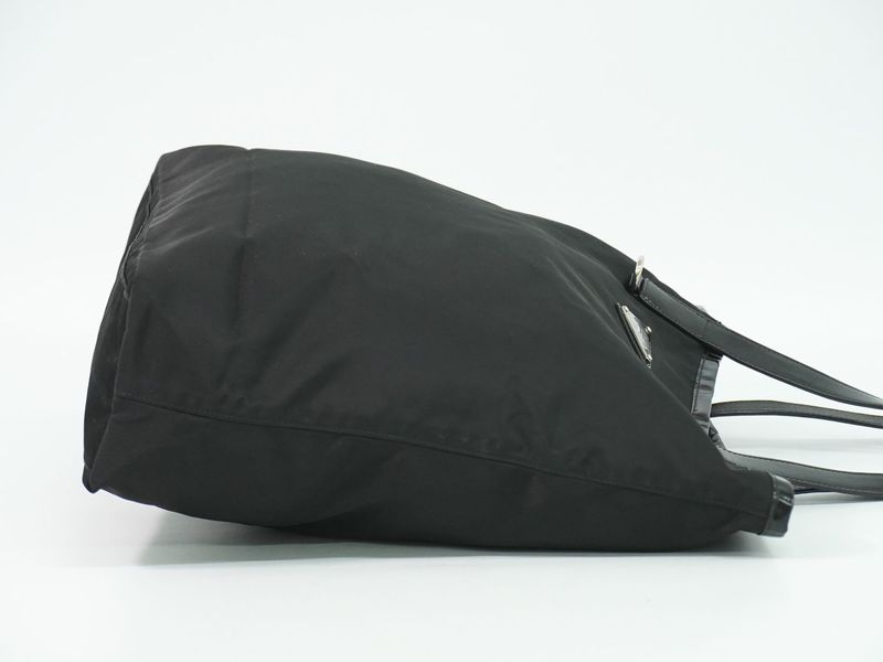 Prada Nylon Shoulder Bag Tote Black