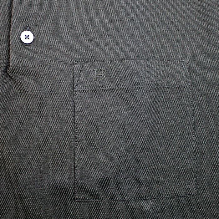 Hermes Piqures Sellier Polo Shirt Black