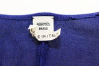 Hermes All in One Sleeveless Waist Belt Blue Aa
