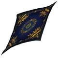 Hermes Scarf Pleated Silk Cosmos Space Blue