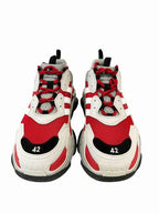 Balenciaga Adidas Triple S Sneakers 27.5 Gray Red