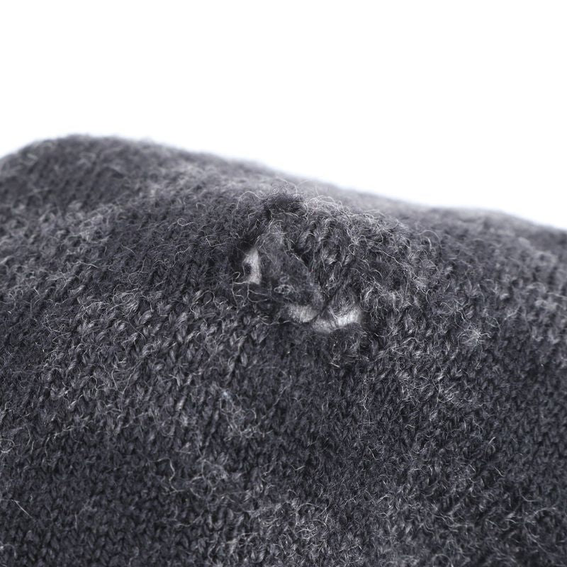 Louis Vuitton Damier Graphite Beanie Bonnet Petite Knit Cap Hat Wool Black Gray