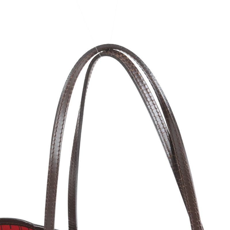 Louis Vuitton Damier Neverfull MM Leather Tote Shoulder Ebene