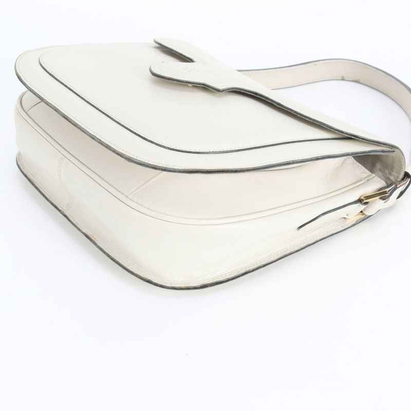 Saint Laurent Yves YSL Leather 2-Way Shoulder Bag