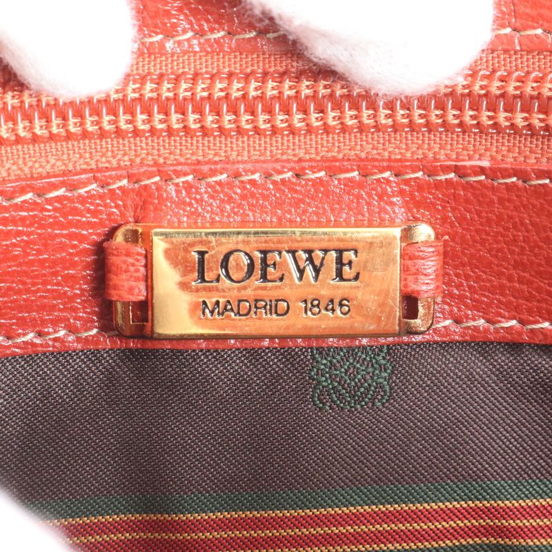 Loewe Vintage Velazquez Leather Shoulder Bag